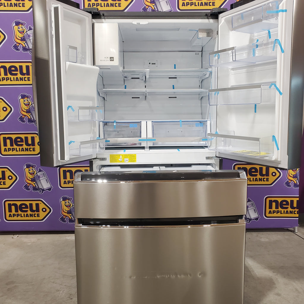 Frigidaire Gallery 22 Cu. Ft. 4-Door Counter-depth French Door Refrigerator with Ice Maker (Fingerprint Resistant Stainless Steel) ENERGY STAR 3SD1018 - GRMC2273CF - Scratch and Dent (Moderate)