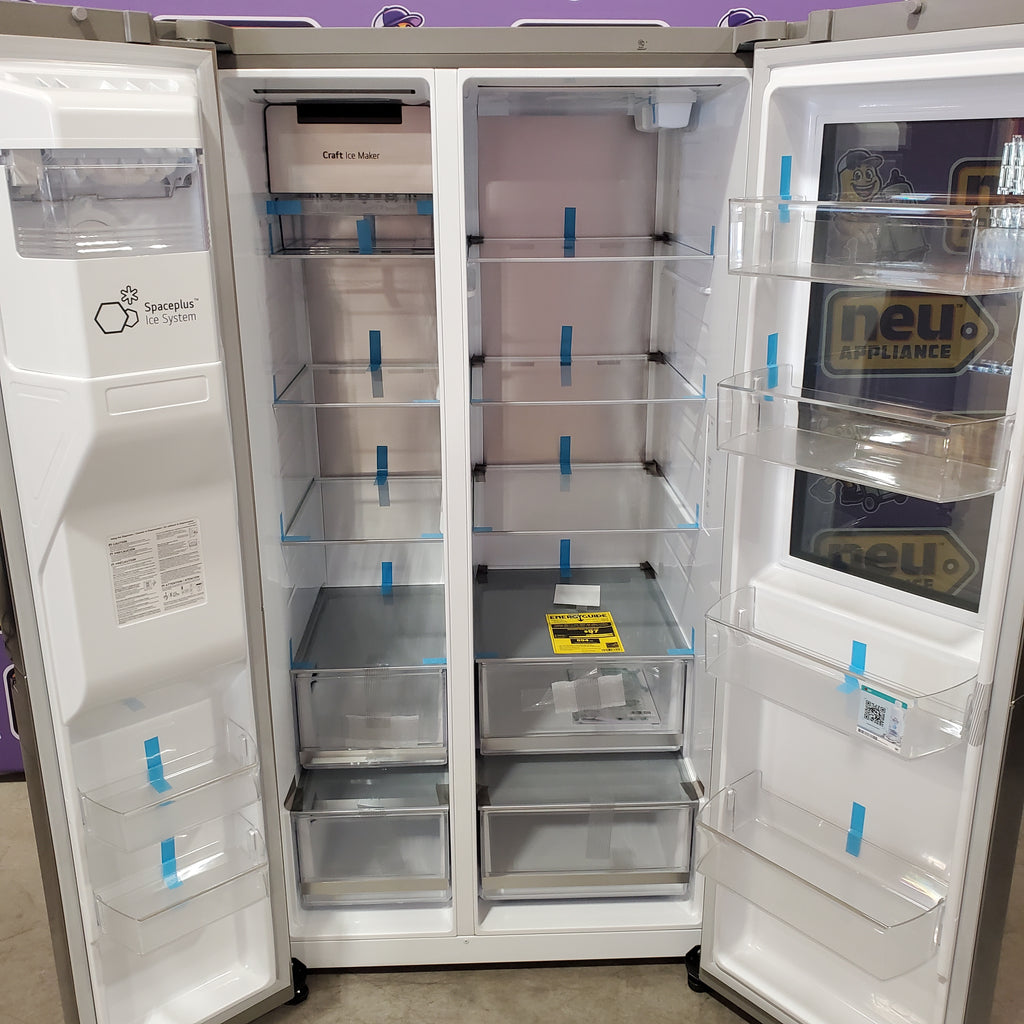Pictures of LG 27 cu. ft. Side-By-Side InstaView® Refrigerator in PrintProof Stainless Steel 22131SD99 - LRS0S2706S - Scratch & Dent (Minor) - Neu Appliance Outlet - Discount Appliance Outlet in Austin, Tx