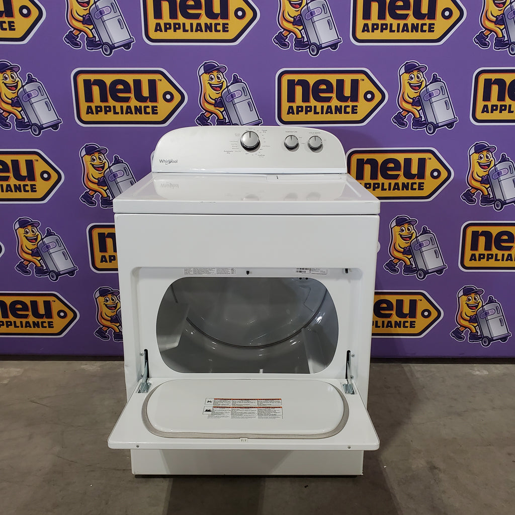 Pictures of Whirlpool 7.0 cu. ft. Top Load Gas Dryer with AutoDry™ Drying System with Wrinkle Shield™ Option 30132SD67 - WGD4950HW - Scratch & Dent (Moderate) - Neu Appliance Outlet - Discount Appliance Outlet in Austin, Tx