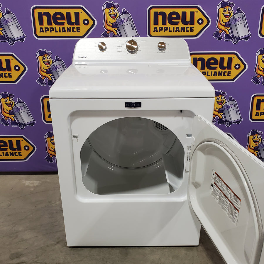 Maytag 4.5 cu. ft. Capacity Top Load Washer with Power™ Agitator and Deep Fill MVW4505MW - Open Box and Maytag 7.0 cu. ft. Capacity Top Load Electric Wrinkle Prevent Dryer 16246 - MED4500MW - Open Box