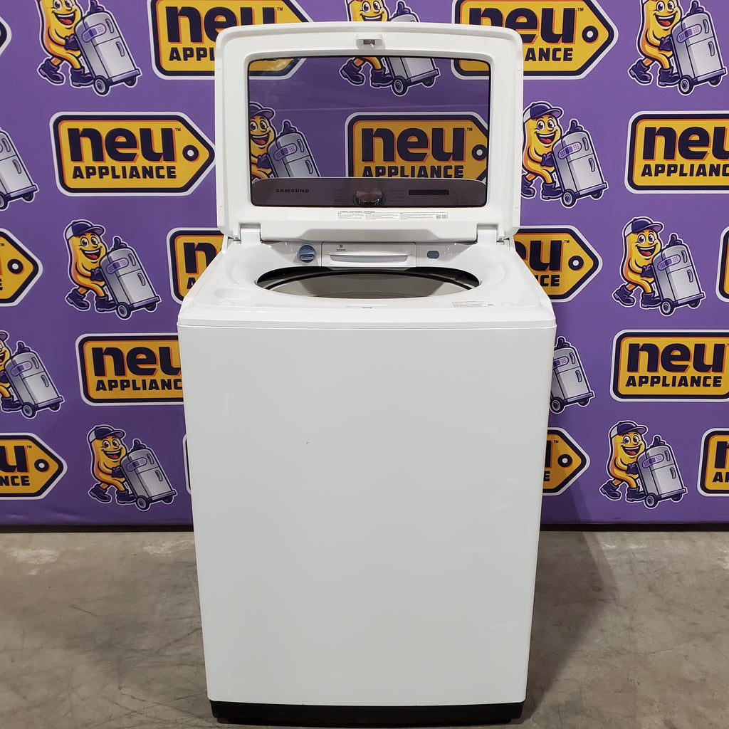 Pictures of Samsung Top Load 5.0 Cu. Ft. Washer with Super Speed in White 31135SD249 - WA50R5400AW - Scratch & Dent (Moderate) - Neu Appliance Outlet - Discount Appliance Outlet in Austin, Tx