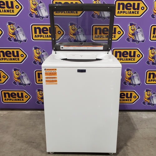 Pictures of Maytag Top Load 4.8 cu ft Washer with Deep Fill and Slow-Close Glass Lid 30132SD91 - MVW6200KW - Scratch & Dent (Minor) - Neu Appliance Outlet - Discount Appliance Outlet in Austin, Tx