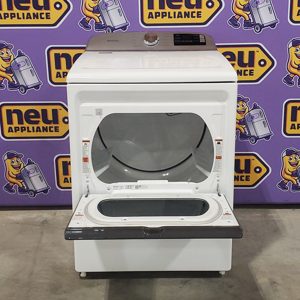 Pictures of Maytag 4.7 cu. ft. Top Load Washing Machine with Extra Power and Deep Fill Option MVW6230RHW - Certified Refurbished and Maytag 7.4 Cu. Ft. Top Load Electric Dryer with Extra Power and Advanced Moisture Sensing 16108 - MED6205RW - Open Box - Neu Appliance Outlet - Discount Appliance Outlet in Austin, Tx