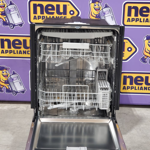 Pictures of Samsung Bespoke 24-in Top Control Built-in Dishwasher (White Glass) With Third Rack, AutoRelease Door, 46-Decibel 25SD085 - DW80CB545012 - Scratch & Dent (Minor) - Neu Appliance Outlet - Discount Appliance Outlet in Austin, Tx