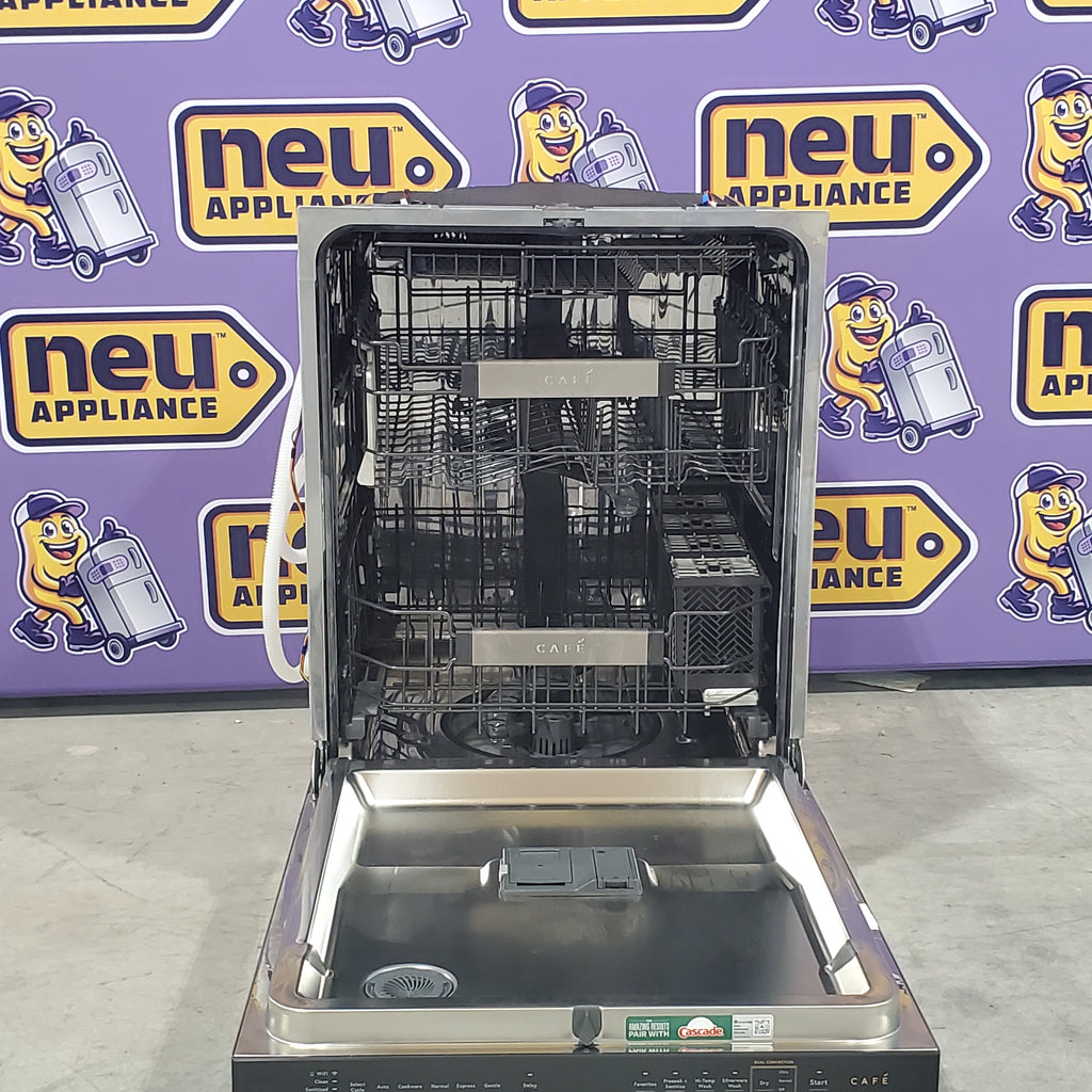 Pictures of Café™ CustomFit ENERGY STAR Stainless Interior Smart Dishwasher with Ultra Wash Top Rack and Dual Convection Ultra Dry, LED Lights, 39 dBA CDT888P2VS1 - Open Box - Neu Appliance Outlet - Discount Appliance Outlet in Austin, Tx