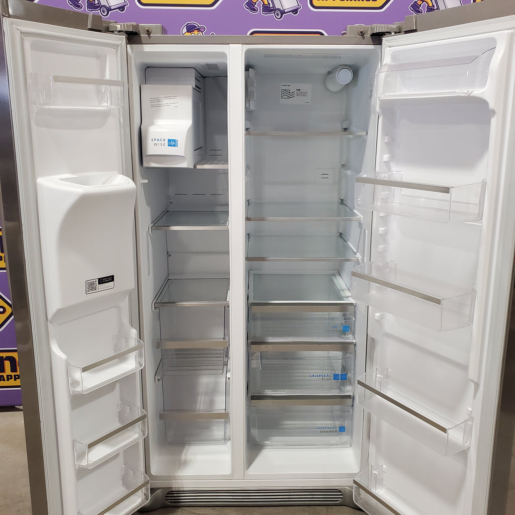 Pictures of Frigidaire Gallery Smudge Proof Stainless Steel 26 Cu. Ft. Side by Side Refrigerator with Bright LED Lighting 31134SD198 - GRSS2652AF - Scratch & Dent (Major) - Neu Appliance Outlet - Discount Appliance Outlet in Austin, Tx