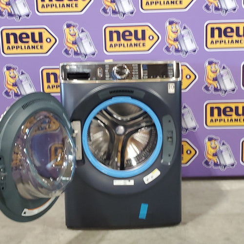 Pictures of GE Profile 5.3 cu. ft. Smart Front Load ENERGY STAR Washer with OdorBlock UltraFresh Vent System and Microban Technology in Sapphire Blue PFW870SPVRS - New in Box - Neu Appliance Outlet - Discount Appliance Outlet in Austin, Tx