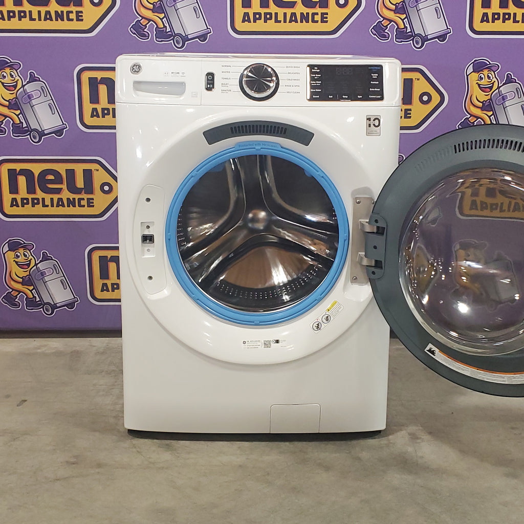 GE ENERGY STAR 4.8 cu. ft. Capacity Smart Front Load Washer with UltraFresh Vent System with OdorBlock 3SD877 - GFW550SSNWW - Open Box