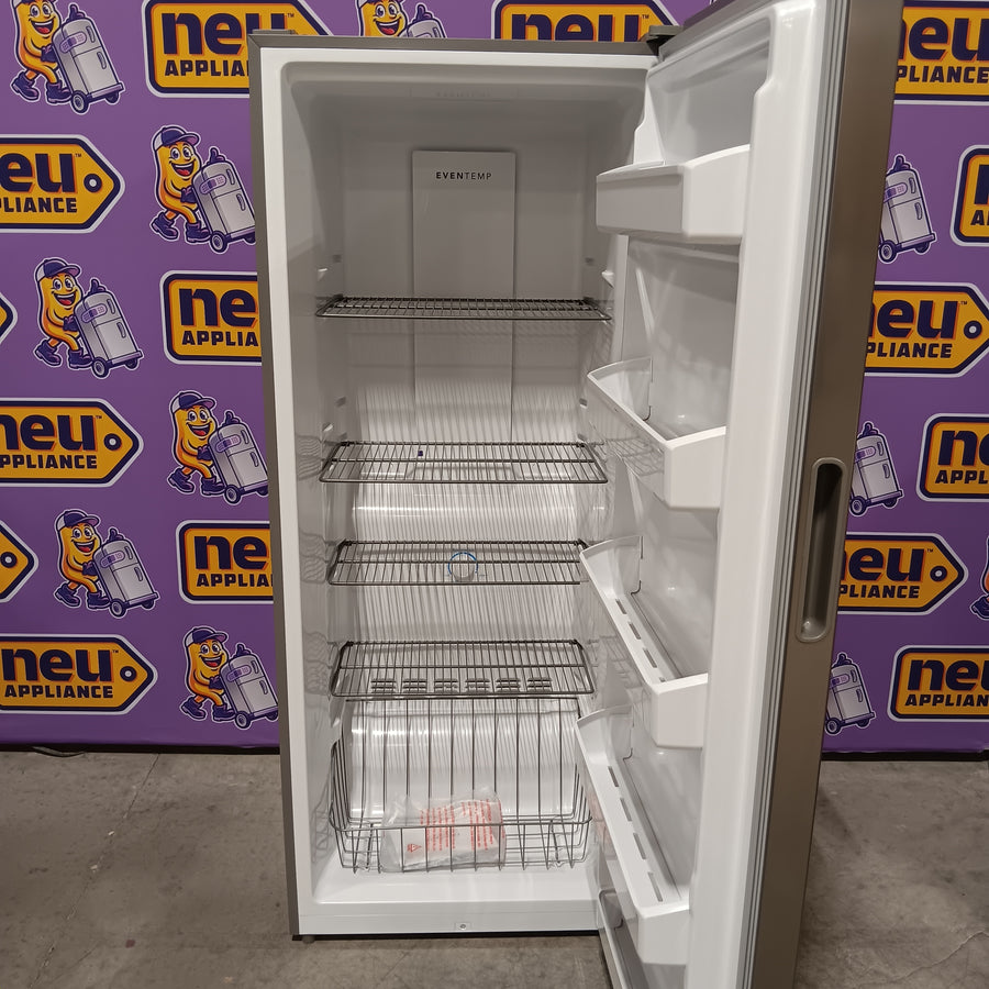 Frigidaire 13 Cu. Ft. Garage Ready Upright Freezer in Fingerprint-Resistant Stainless Steel 20132SD370 - FFFU13F2VV - Scratch & Dent (Major)