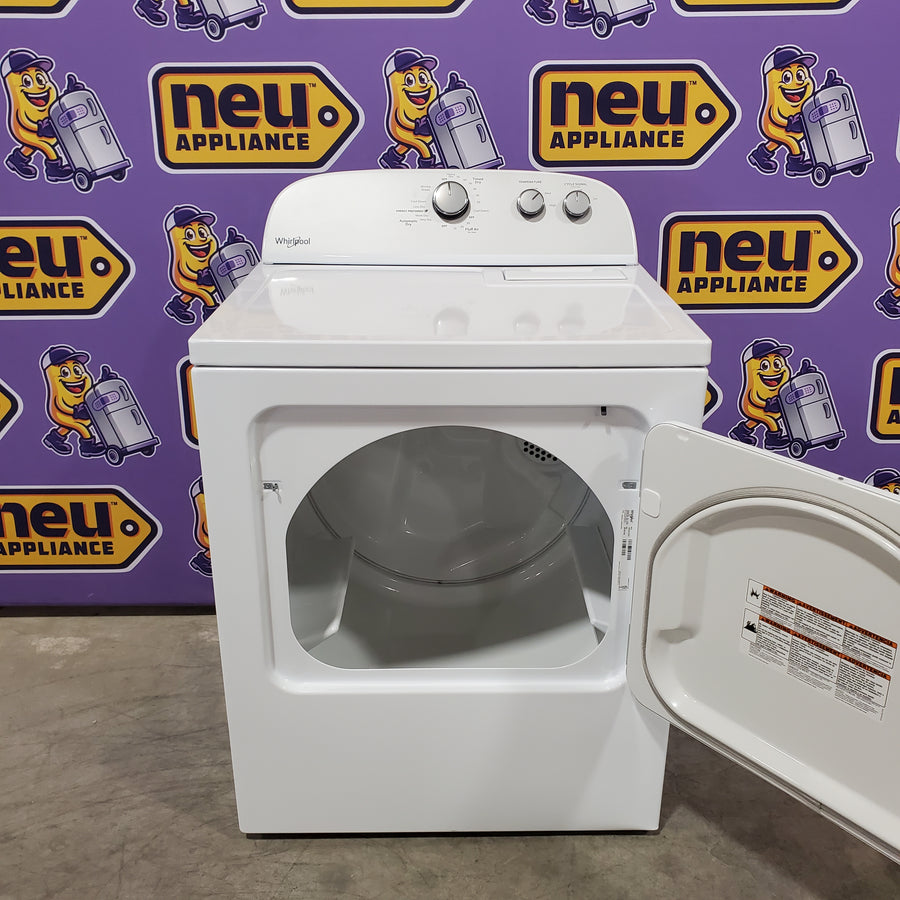 Whirlpool White Electric Extra Large 7.0 Cu. Ft. Dryer with Wrinkle Shield  22137SD381 - WED4815EW - Scratch & Dent (Minor)