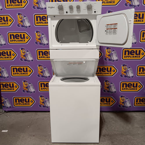 Pictures of Whirlpool 28 in. Wide 3.5 cu. ft. Washer and 5.9 cu. ft. Electric Dryer Laundry Center with AutoDry Drying System 31132SD65 - WET4027HW - Scratch & Dent (Minor) - Neu Appliance Outlet - Discount Appliance Outlet in Austin, Tx