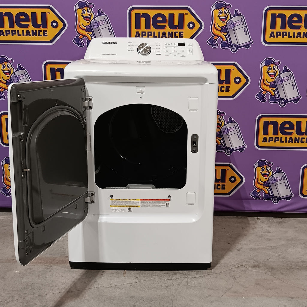 Pictures of Samsung 7.2 cu. ft. Electric Dryer with Sensor Dry in White DVE45T3200W - Certified Refurbished - Neu Appliance Outlet - Discount Appliance Outlet in Austin, Tx