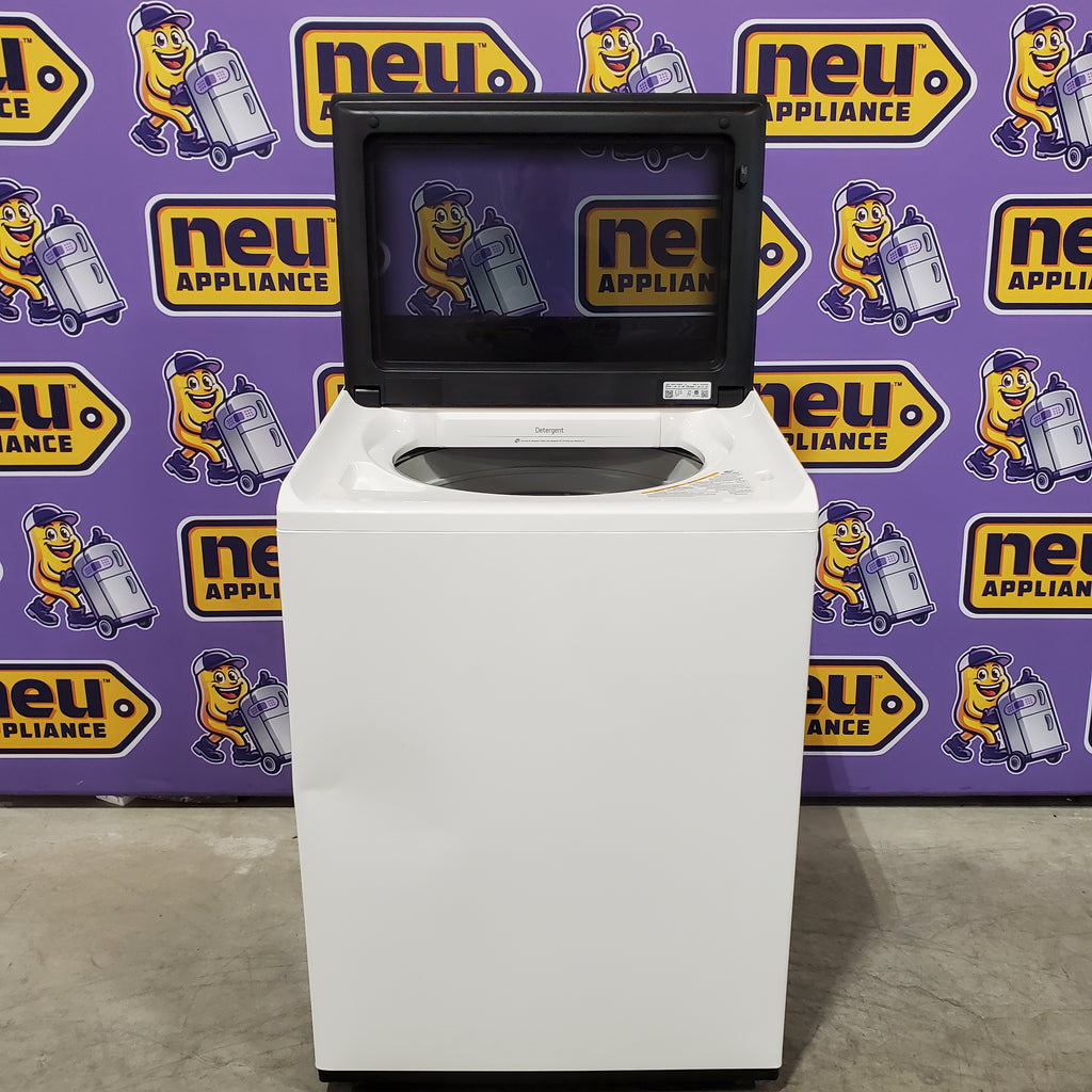 Pictures of LG 5.5 cu. ft. Mega Capacity Top Load Washer with Impeller in Alpine White 251315SD1122 - WT8400CW - Scratch & Dent (Moderate) - Neu Appliance Outlet - Discount Appliance Outlet in Austin, Tx