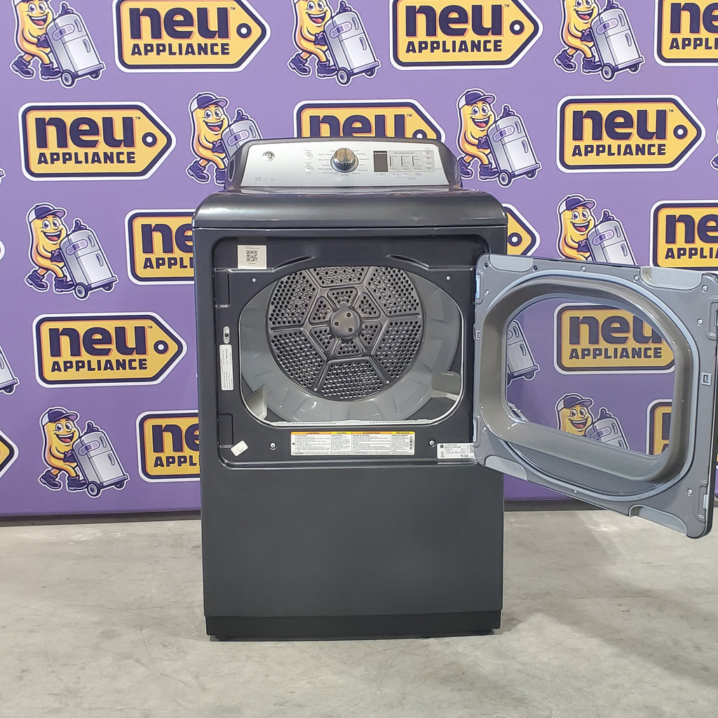Pictures of GE Diamond Gray Smart Electric 7.4 Cu. Ft. Aluminized Alloy Drum Dryer with Sensor Dry GTD75ECPLDG - Certified Refurbished - Neu Appliance Outlet - Discount Appliance Outlet in Austin, Tx