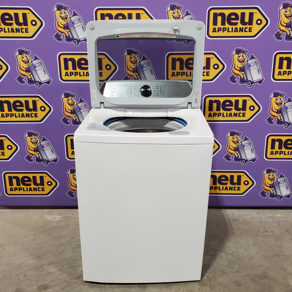 Pictures of GE Profile 5.0 cu. ft. High-Efficiency ENERGY STAR Smart Top Load Washer in White with Microban Technology 22136SD365 - PTW600BSRWS - Scratch & Dent (Moderate) - Neu Appliance Outlet - Discount Appliance Outlet in Austin, Tx