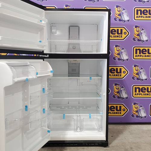 Pictures of Whirlpool 20.5 cu. ft. 33 in. Wide Top Freezer Refrigerator with Icemaker in Black WRT311FZDB - Scratch & Dent (Minor) - Neu Appliance Outlet - Discount Appliance Outlet in Austin, Tx