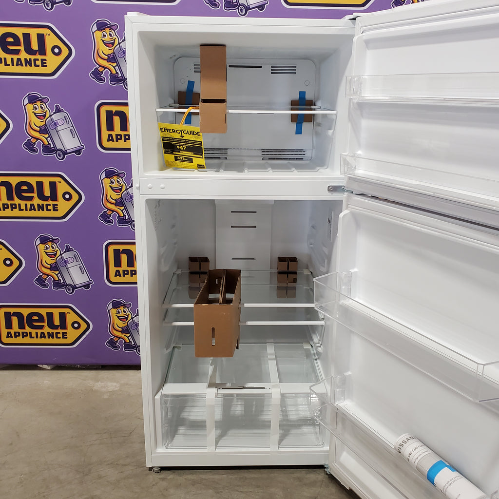 Pictures of Vissani 14.2 cu. ft. Top Freezer Refrigerator in White, Garage Ready 251315SD1083 - MDTF14WH5 - Scratch & Dent (Moderate) - Neu Appliance Outlet - Discount Appliance Outlet in Austin, Tx