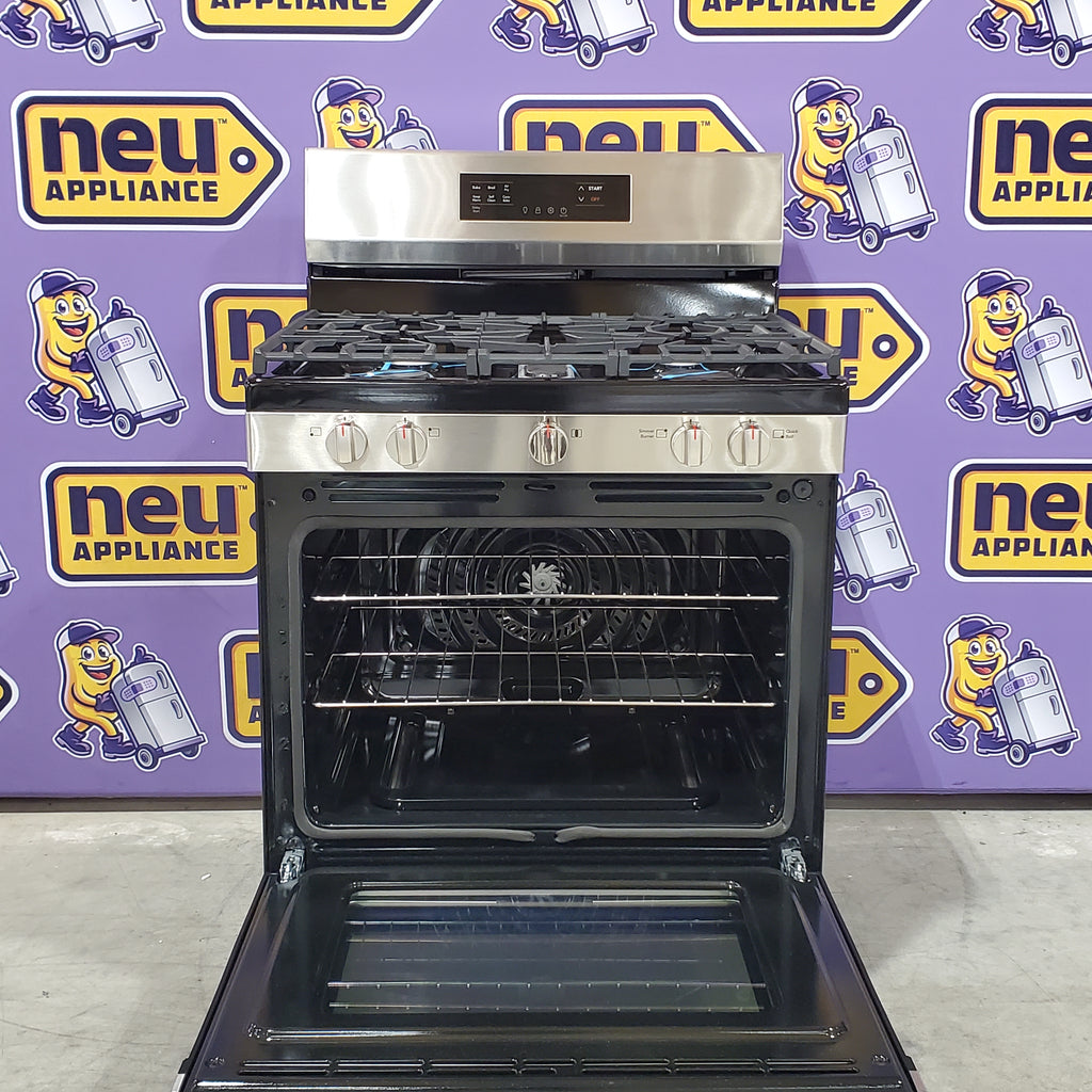 Pictures of Frigidaire Stainless Steel Gas Range with Air Fry and Five Burner Cooktop 3SD1125 - FCRG3083AS - Open Box - Neu Appliance Outlet - Discount Appliance Outlet in Austin, Tx