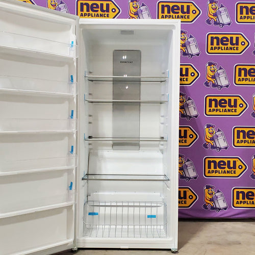 Pictures of Frigidaire 20 Cu. Ft. ENERGY STAR Garage Ready White Upright Freezer with EvenTemp™ Cooling System - FFUE2024AW - Scratch & Dent (Minor) - Neu Appliance Outlet - Discount Appliance Outlet in Austin, Tx