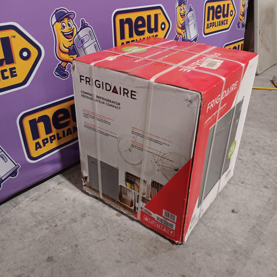 Frigidaire 1.6-cu ft Mini Fridge with Freezer in Stainless Steel EFR182 - New in Box