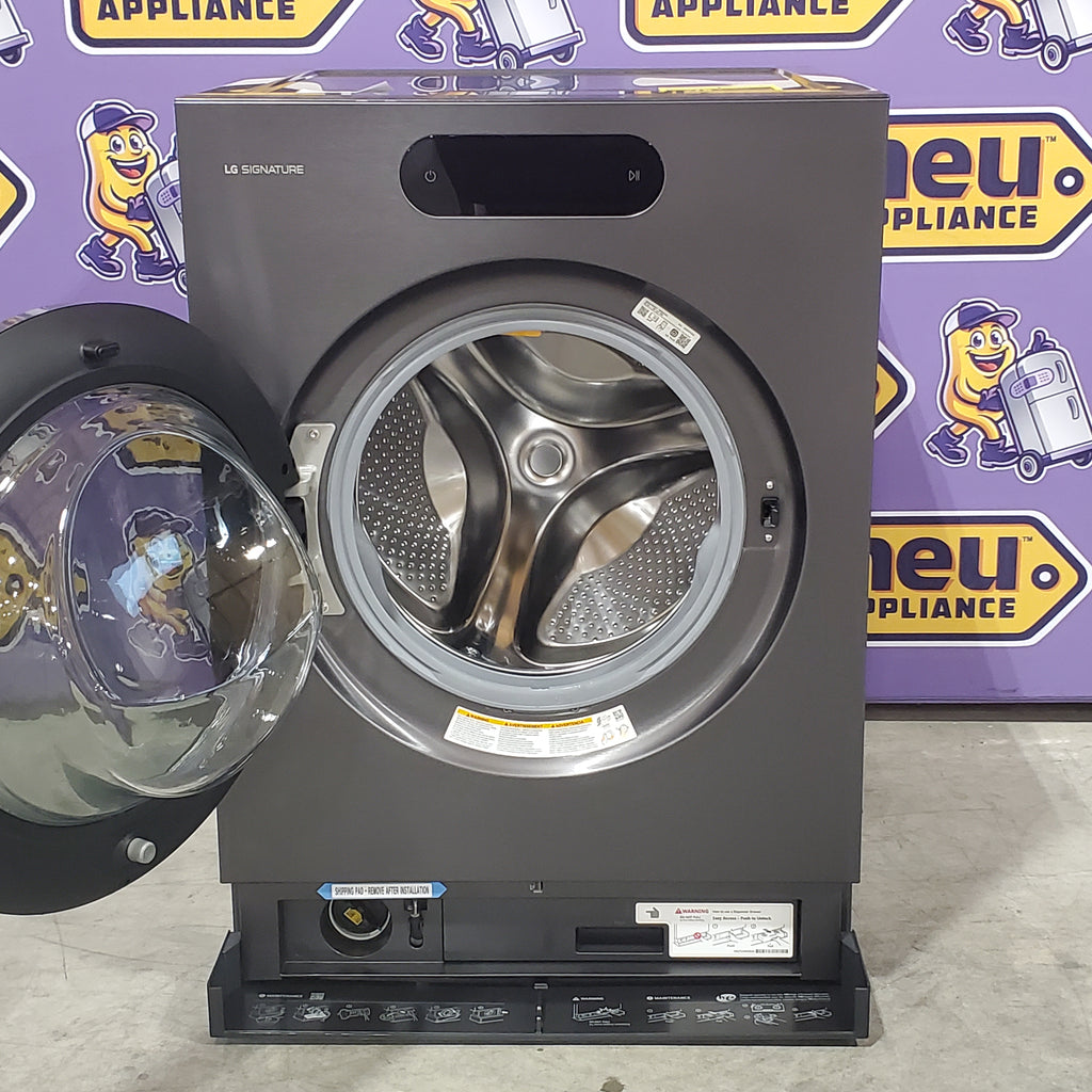 Pictures of LG SIGNATURE 5.8 cu. ft. Smart Front Load Washer with ezDispense® and Touch LCD Control 21SD017 - WM9901HBA - Scratch & Dent (Minor) - Neu Appliance Outlet - Discount Appliance Outlet in Austin, Tx