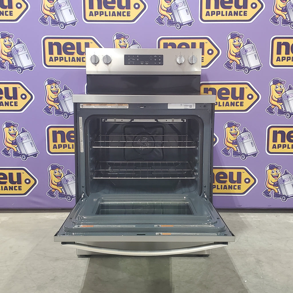 Pictures of Whirlpool Energy Star Electric Range with Air Cooking Technology, No Preheat Air Fry, Air Baking and Self Clean WFES5030RZ - Open Box - Neu Appliance Outlet - Discount Appliance Outlet in Austin, Tx
