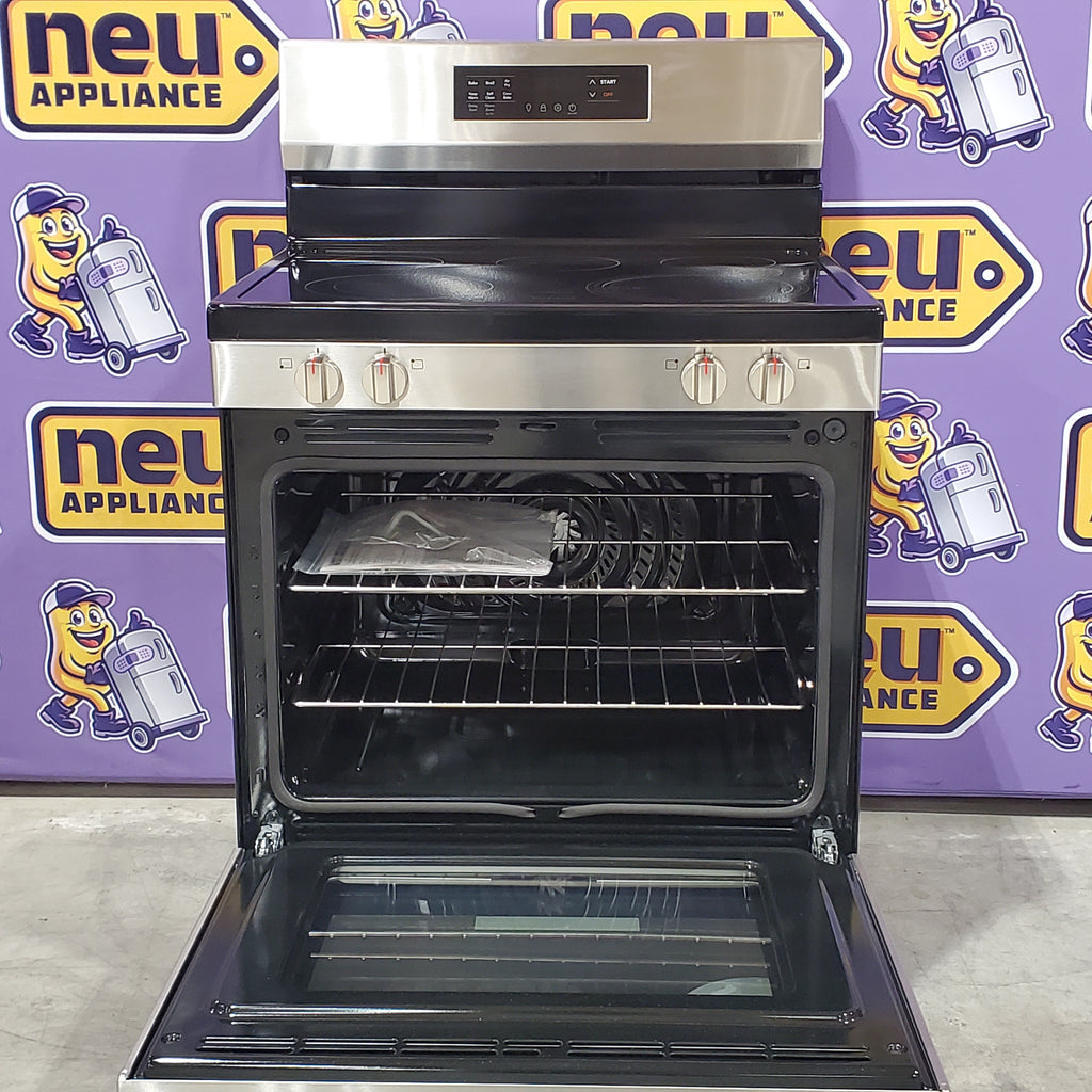 Pictures of Frigidaire Electric Range with Five Cooktop Element, Air Fry and Self Cleaning 7SD793 - FCRE3083AS - Open Box - Neu Appliance Outlet - Discount Appliance Outlet in Austin, Tx