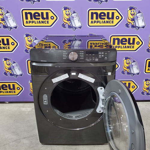 Pictures of Samsung Frontload Brushed Black7.5 Cu. Ft. Electric Dryer with Sensor Dry 31131SD53 - DVE45T6000V - Scratch & Dent (Minor) - Neu Appliance Outlet - Discount Appliance Outlet in Austin, Tx