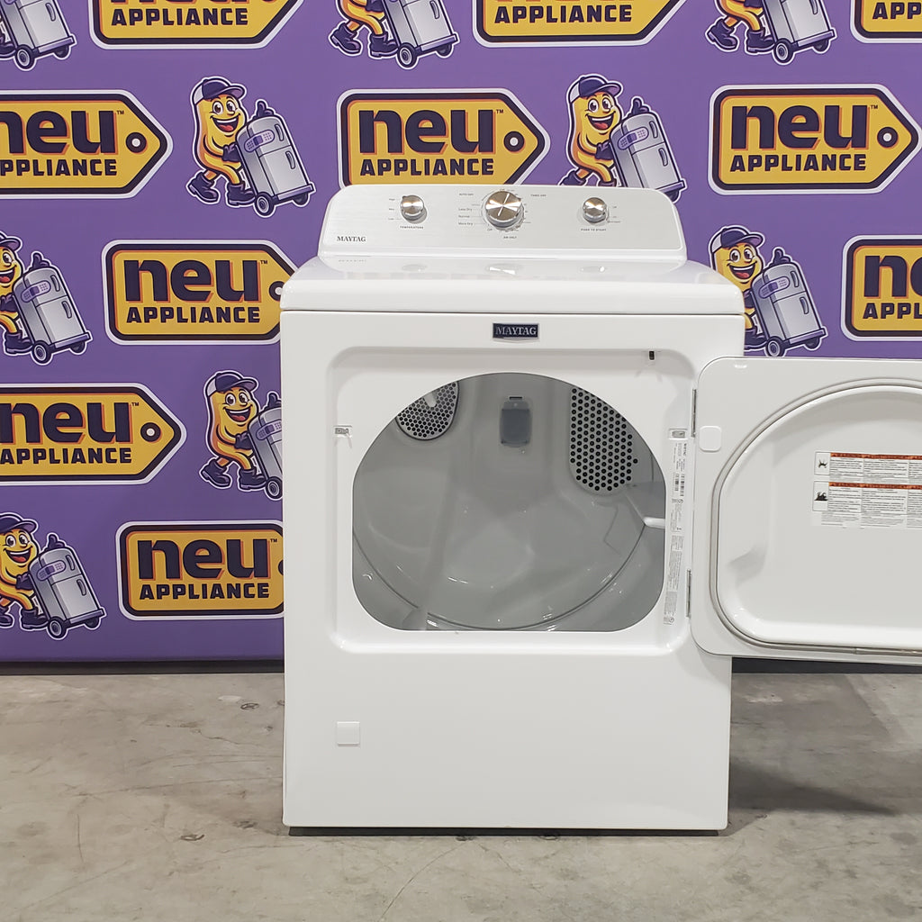Pictures of Maytag Top Load 4.7 cu. ft. Agitator Washer with Extra Power and Deep Fill Option MVW5435PW and Gas Wrinkle Prevent 7.0 cu. ft Dryer with End of Cycle Signal MGD4500MW - Neu Appliance Outlet - Discount Appliance Outlet in Austin, Tx