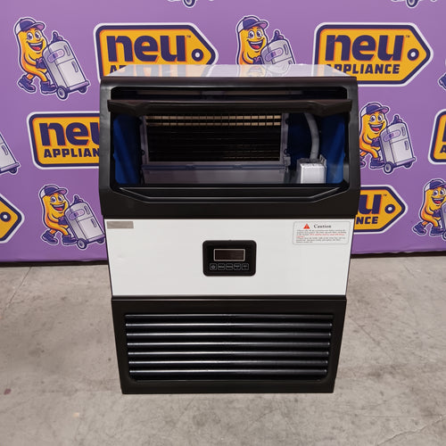 Hooure 24.4 in. 450 lb. /24 H Full Ice Sizes Commercial Freestanding Ice Maker, Half Size Cubes, Water Filter, Black 251318SD1380 - PN144ES - Scratch & Dent (Minor)