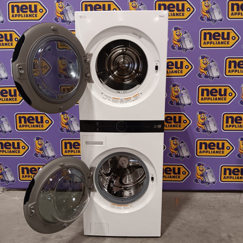 Pictures of LG Single Unit LG WashTower™ with Center Control™ 5.0 cu. ft. Front Load Washer and 7.8 cu. ft. Electric Ventless Heat Pump Dryer 30133SD116 - WKHC252HWA - Scratch & Dent (Minor) - Neu Appliance Outlet - Discount Appliance Outlet in Austin, Tx