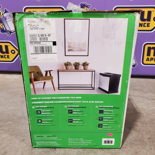 AIRCARE Valiant - Gal. Cool Mist Evaporative Whole House Humidifier for 4,000 sq. ft. in Brushed Nickel 25132SD361 - HD1409 - Open Box