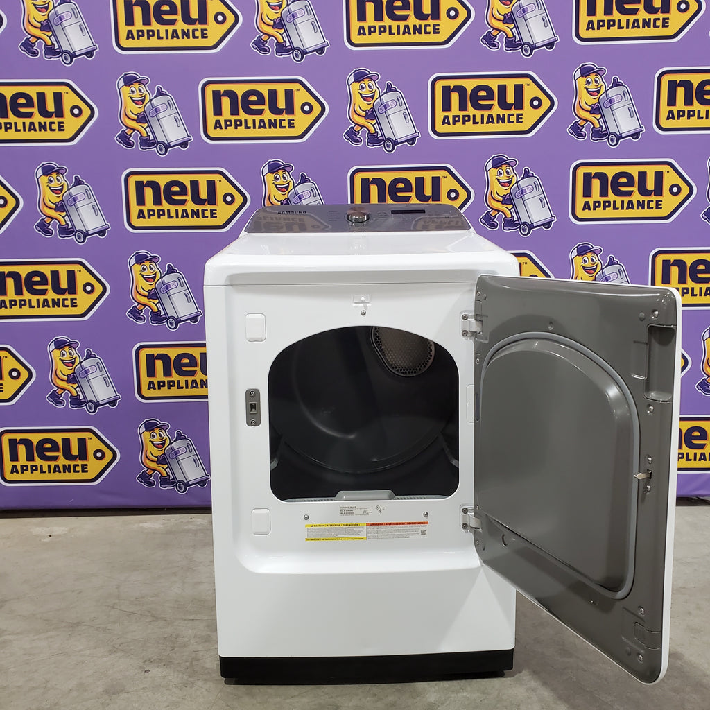 Pictures of Samsung White Extra Large 7.4 Cu. Ft. Capacity with Sensor Dry 05CR066 - DVE50R5200W - Certified Refurbished - Neu Appliance Outlet - Discount Appliance Outlet in Austin, Tx