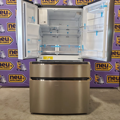 Pictures of Frigidaire Gallery 22 Cu. Ft. 4-Door Counter-depth French Door Refrigerator with Ice Maker (Fingerprint Resistant Stainless Steel) ENERGY STAR GRMC2273CF - Scratch and Dent (Moderate) - Neu Appliance Outlet - Discount Appliance Outlet in Austin, Tx