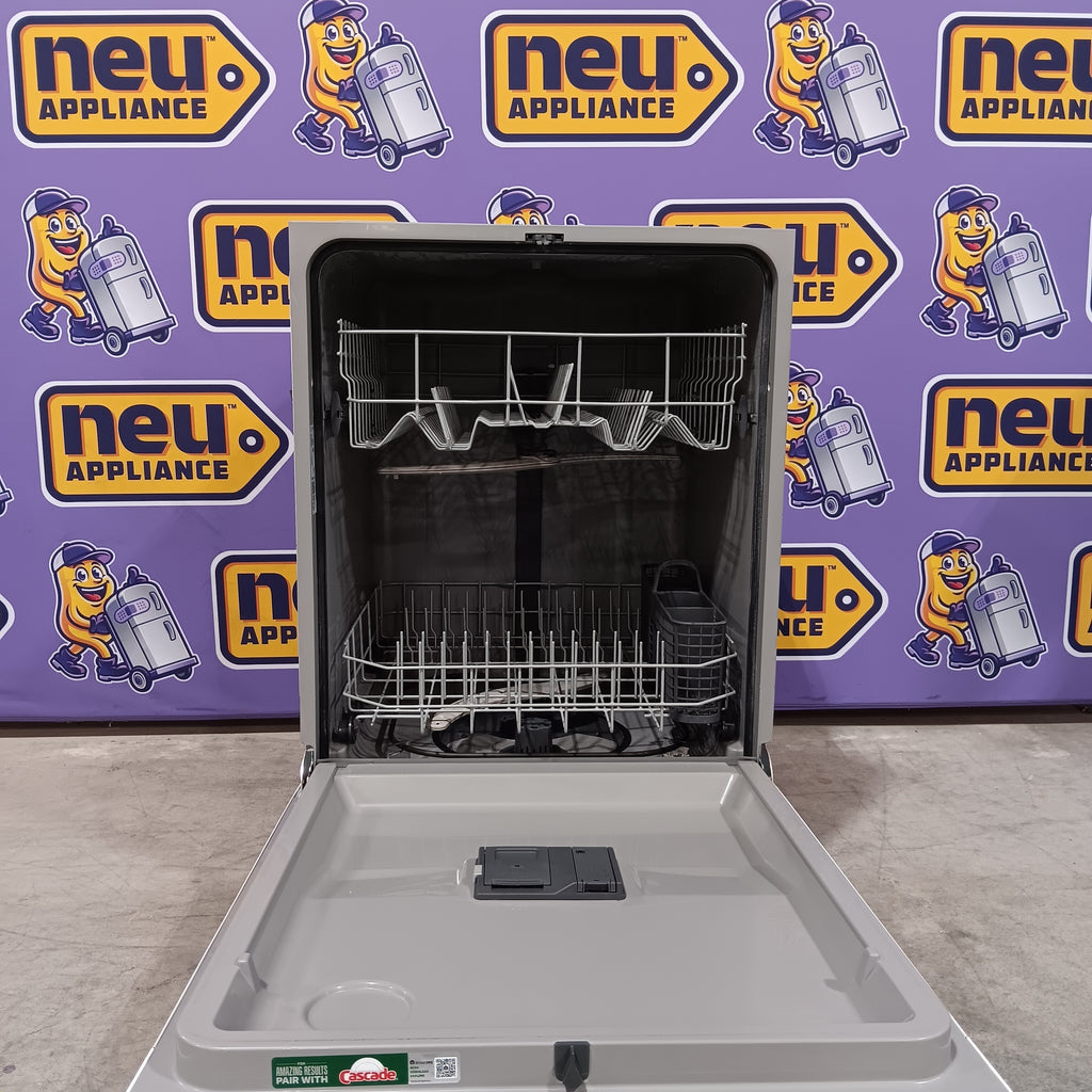 Pictures of GE® ENERGY STAR® Dishwasher with Front Controls in White 25CR142 - GDF460PGTWW - Scratch & Dent (Minor) - Neu Appliance Outlet - Discount Appliance Outlet in Austin, Tx