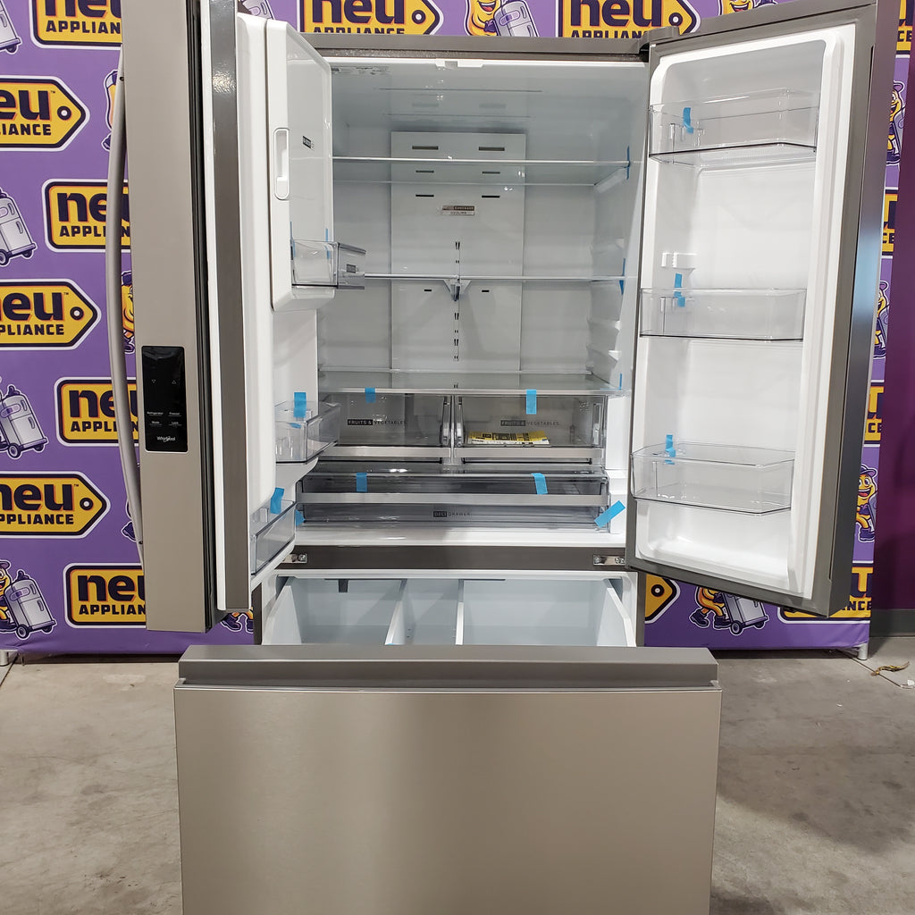 Whirlpool French Door Refrigerator in Fingerprint Resistant Stainless Finish with In-Door Water and Ice Maker - 30 cu. ft. 6SD133 - WRFF3536SZ - Scratch & Dent (Minor)