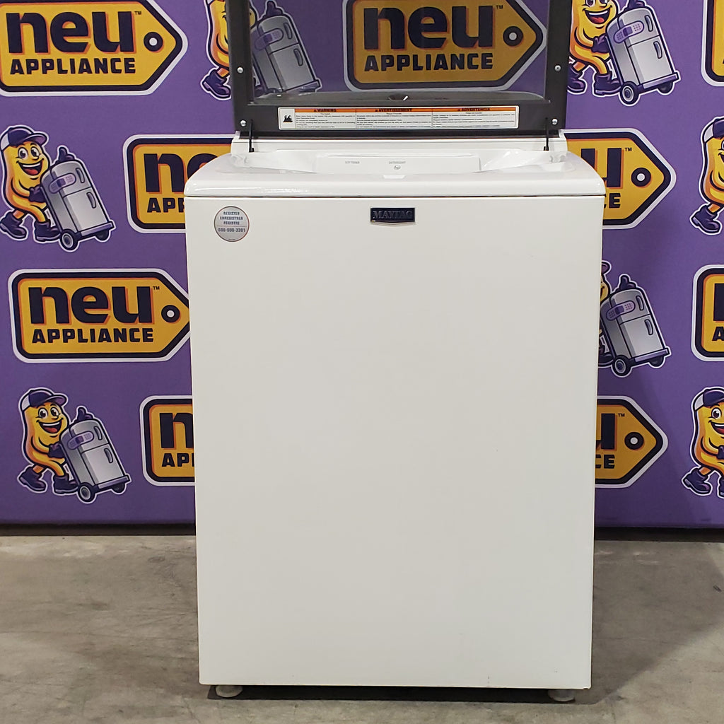 Pictures of Maytag Top Load 4.8 cu ft Washer with Deep Fill and Slow-Close Glass Lid 1CR04044 - MVW6200KW - Certified Refurbished - Neu Appliance Outlet - Discount Appliance Outlet in Austin, Tx