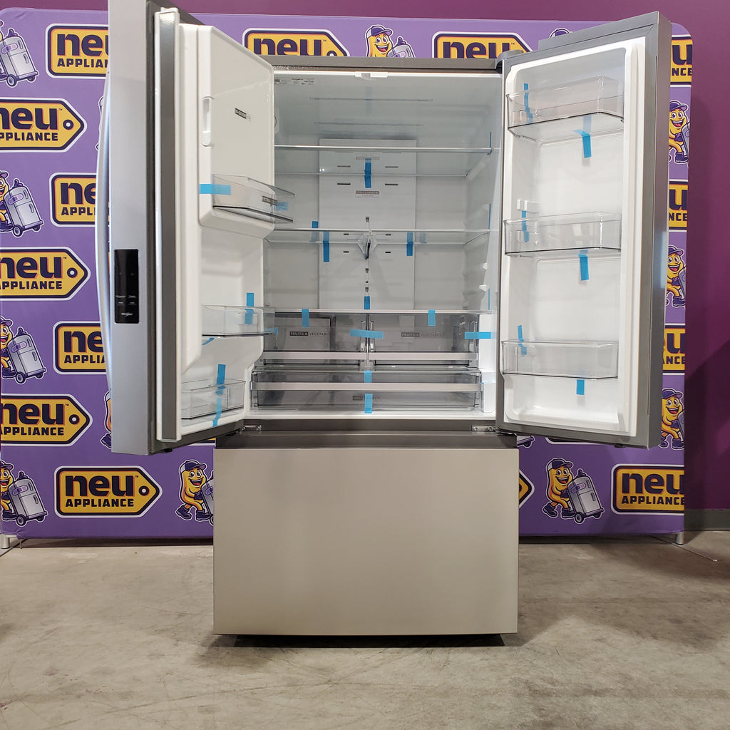 Pictures of Whirlpool 36-Inch French Door Refrigerator in Fingerprint Resistant Stainless Finish with In-Door Water and Ice Maker - 30 cu. ft. WRFF3536SZ - Open Box - Neu Appliance Outlet - Discount Appliance Outlet in Austin, Tx
