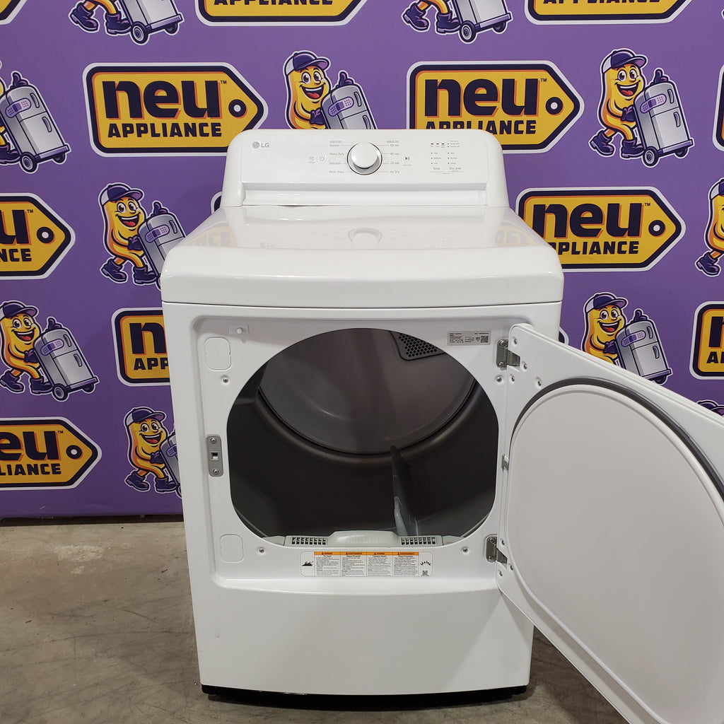 Pictures of LG ENERGY STAR 7.3 cu. ft. Gas Dryer with Dial-A Cycle Knob and FlowSense Duct Clogging Indicator 31131SD58 - DLG6101W - Scratch & Dent (Minor) - Neu Appliance Outlet - Discount Appliance Outlet in Austin, Tx
