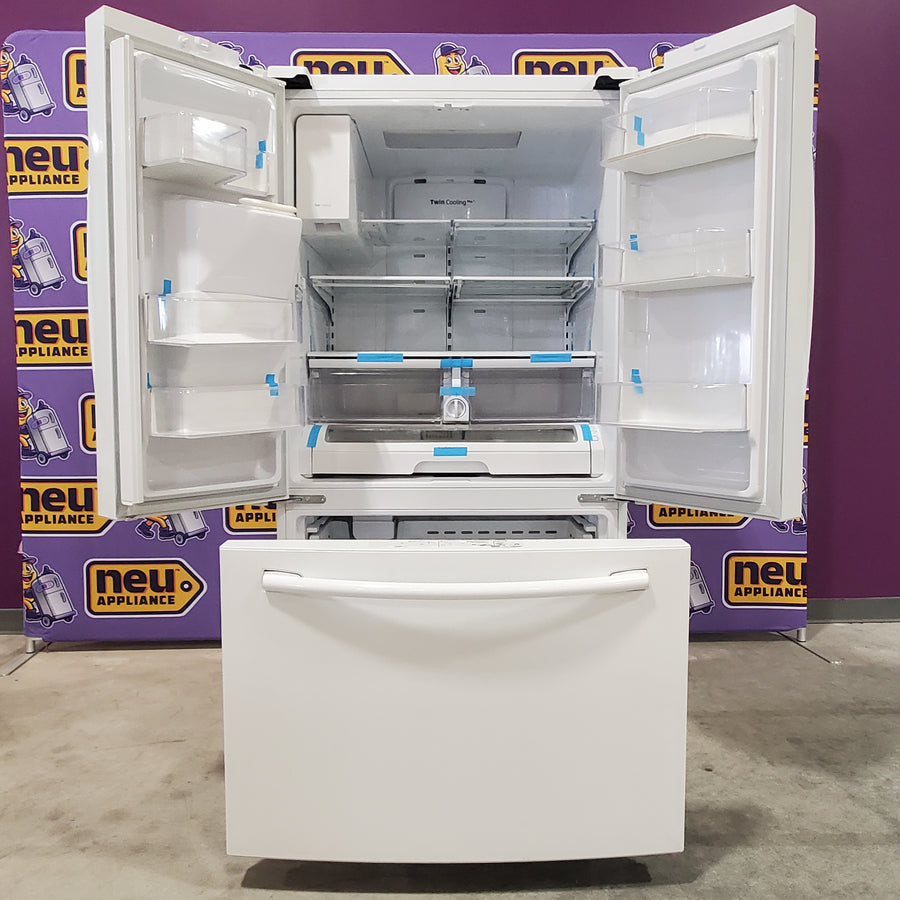 Samsung French Door 25 Cu. Ft. Refrigerator with External Water and Ice Dispenser and Dual Ice Maker RF263TEAEWW - Certified Refurbished