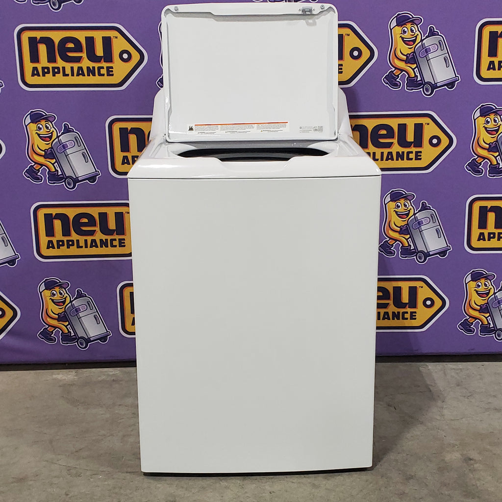 Pictures of Hotpoint® 4.0 cu. ft. Capacity Washer with Cold Plus and Water Level Control HTW265ASWWW - Scratch & Dent (Minor) and Hotpoint® 6.2 cu. ft. vented Electric Dryer with Auto Dry 16140 - HTX26EASWWW - Scratch & Dent (Minor) - Neu Appliance Outlet - Discount Appliance Outlet in Austin, Tx