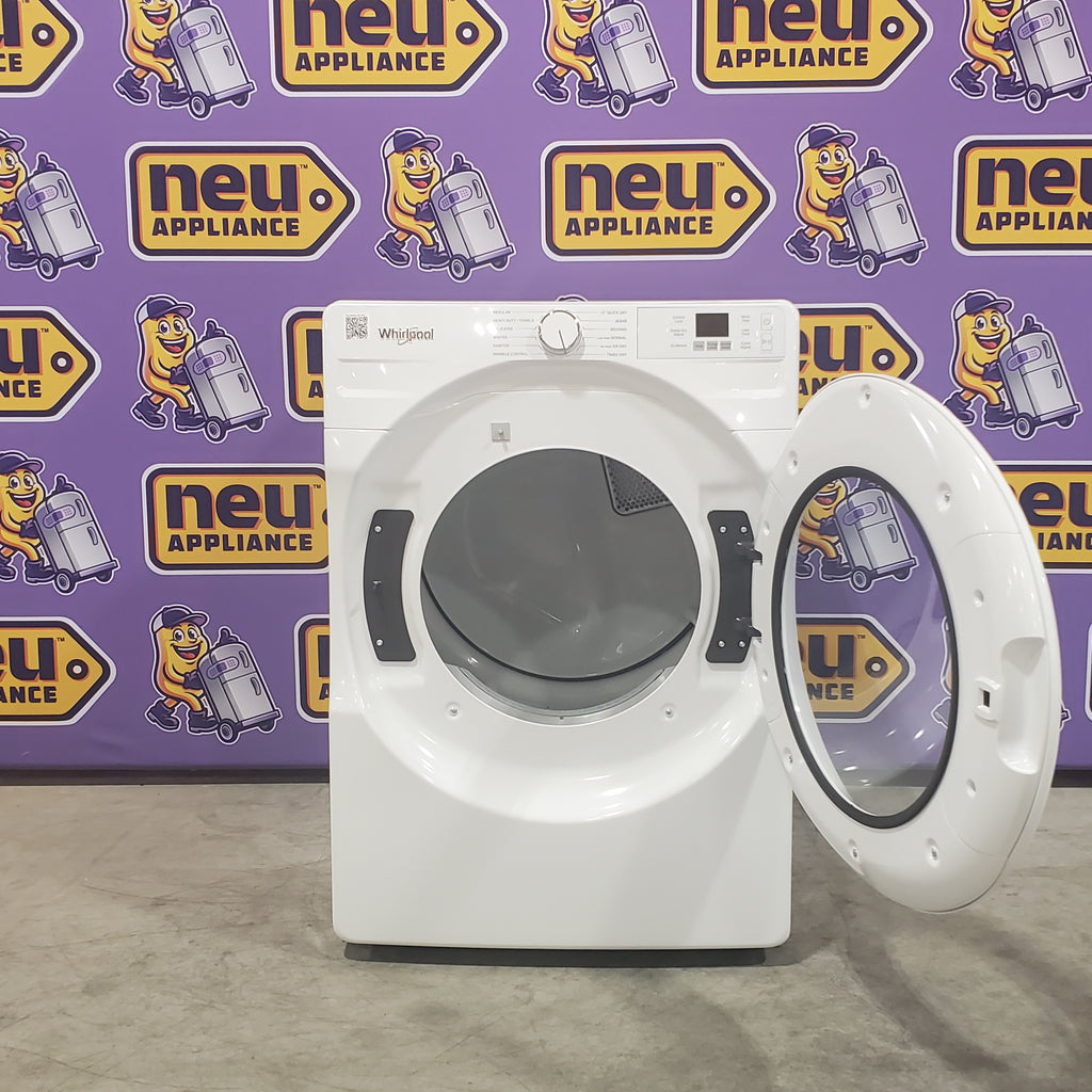 Pictures of Whirlpool 7.4 cu. ft. ENERGY STAR® Front Load Electric Dryer with Wrinkle Shield™ Option - 19SD032 - WED4720RW - Scratch & Dent (Minor) - Neu Appliance Outlet - Discount Appliance Outlet in Austin, Tx