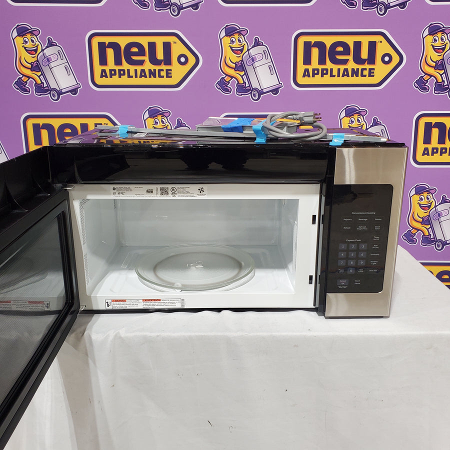 GE® 1.6 Cu. Ft. Over-the-Range Microwave Oven in Stainless Steel SA673 - JVM3160RFSS - Scratch & Dent (Moderate)