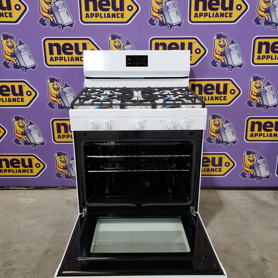 Frigidaire 5 Burner Gas Range with Even Baking Technology in White FCRG3052BW - Scratch & Dent (Minor)