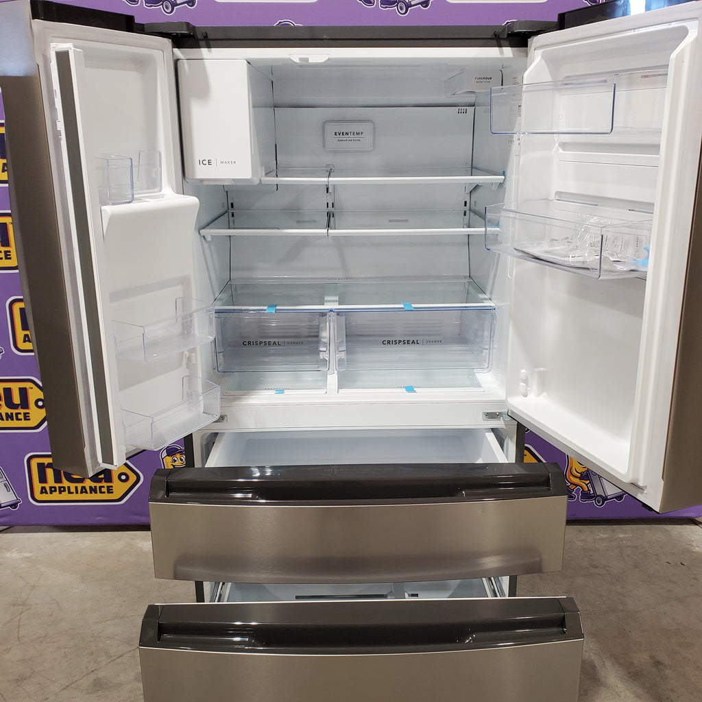 Pictures of Frigidaire 26 Cu. Ft. Standard-Depth 4-Door French Door Refrigerator 20331SD297 - FRMS274TAV - Scratch & Dent (Major) - Neu Appliance Outlet - Discount Appliance Outlet in Austin, Tx