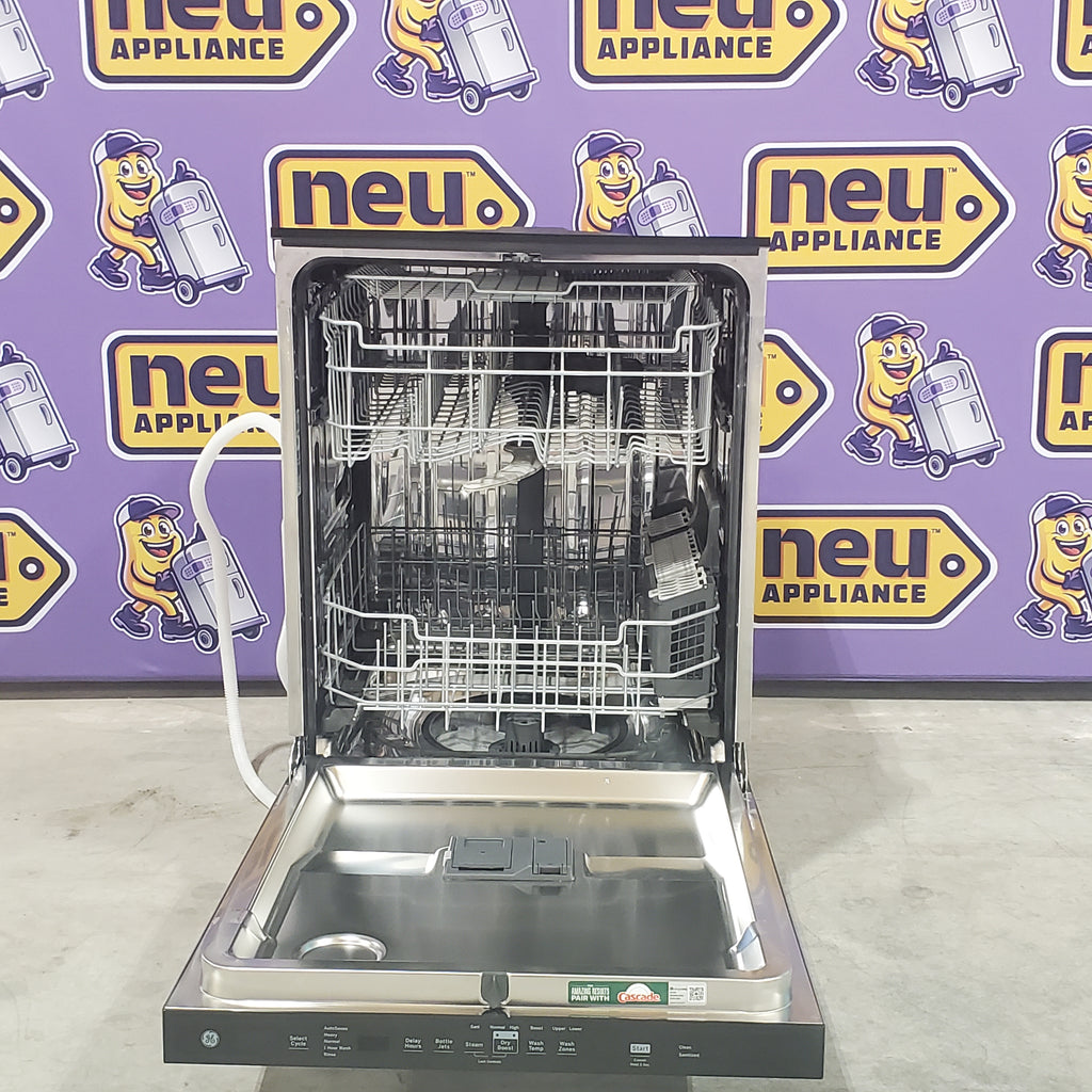 Pictures of GE Fingerprint Resistant Stainless Steel Energy Star Top Control Dishwasher with Stainless Steel Interior and Sanitize Cycle GDP670SYVFS - Open Box - Neu Appliance Outlet - Discount Appliance Outlet in Austin, Tx