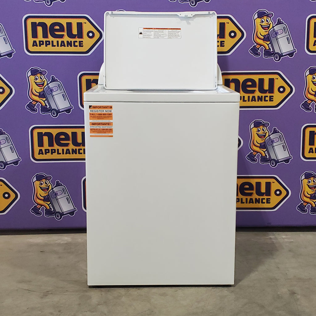 Pictures of Whirlpool 3.5 cu. ft. High Efficiency Top Load Washing Machine with Deep Water Wash WTW4816FW - Open Box and Whirlpool White Electric 7.0 Cu. Ft. Dryer with Auto Dry WED4950HW - Scratch & Dent (Minor) - Neu Appliance Outlet - Discount Appliance Outlet in Austin, Tx