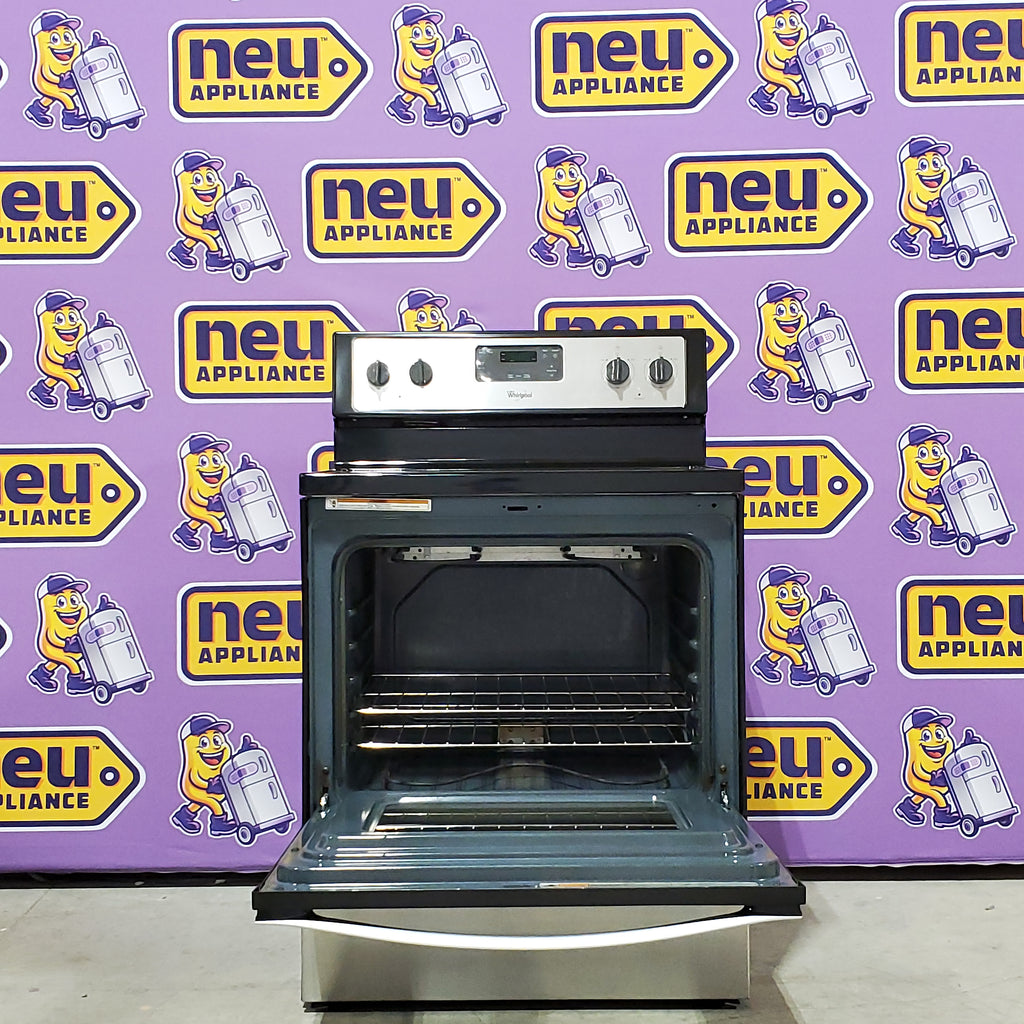 Pictures of Whirlpool 4.8 cu. ft. Capacity Electric Range with 9"/6" Dual Radiant Element 1CR02128 - WFE320M0AS - Certified Refurbished - Neu Appliance Outlet - Discount Appliance Outlet in Austin, Tx
