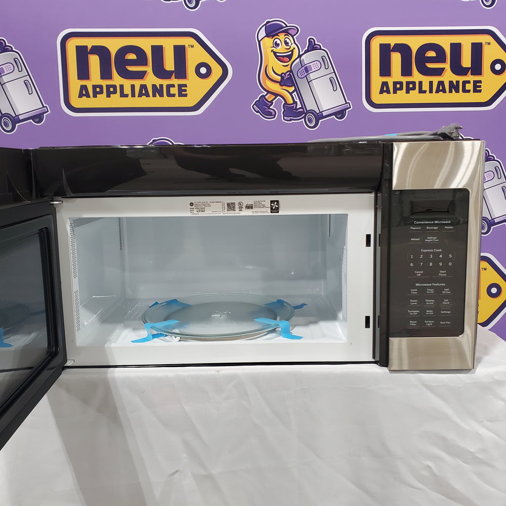 Pictures of GE Over-The-Range 1.7 Cu. Ft. Microwave Oven with Weight/Time Defrost and Turntable On/Off 5SD277 - JVM6172SKSS - Open Box - Neu Appliance Outlet - Discount Appliance Outlet in Austin, Tx