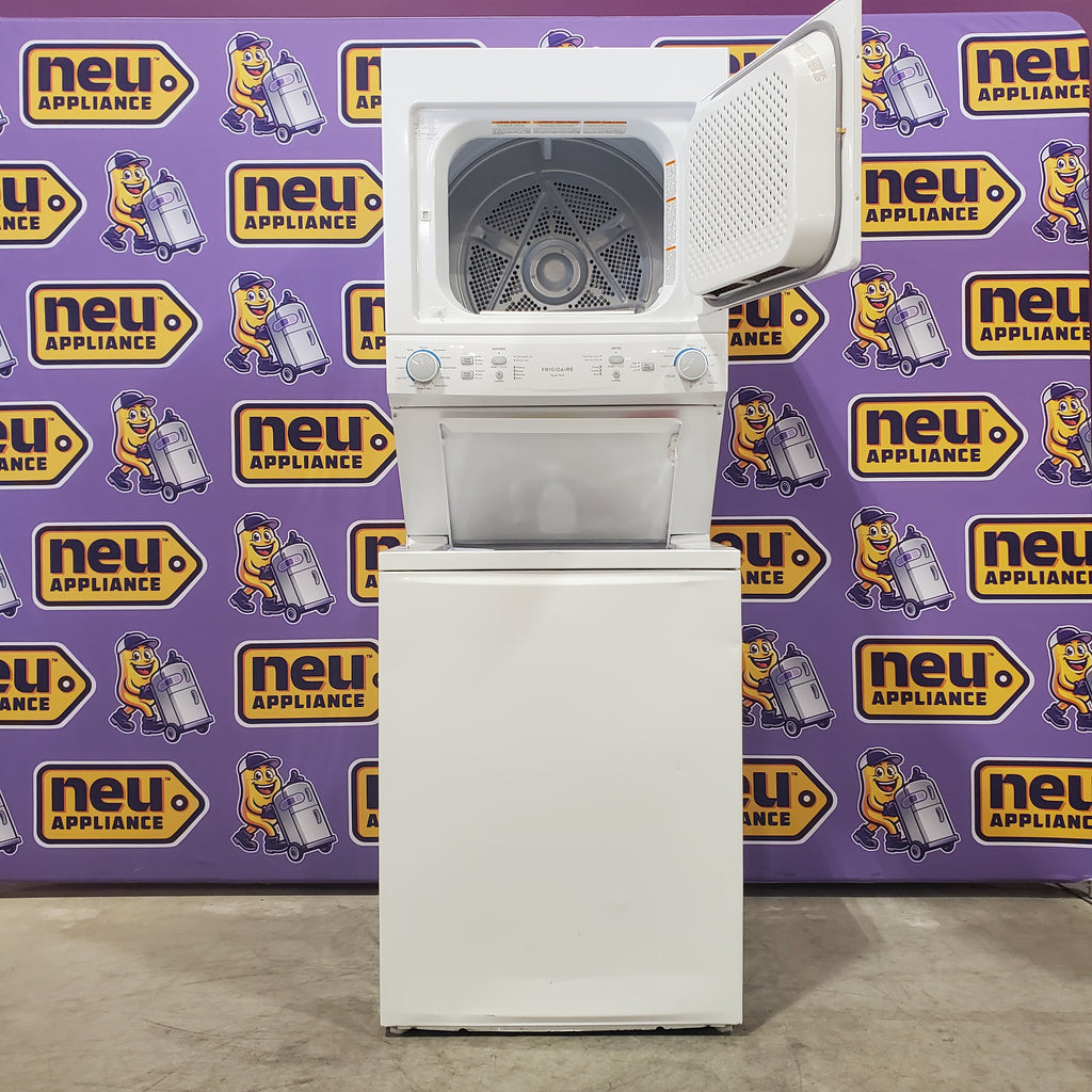 Pictures of Frigidaire Gas Washer/Dryer Laundry Center - 3.9 Cu. Ft Washer and 5.5 Cu. Ft. Dryer 3SD605 - FLCG7522AW - Scratch & Dent (Moderate) - Neu Appliance Outlet - Discount Appliance Outlet in Austin, Tx